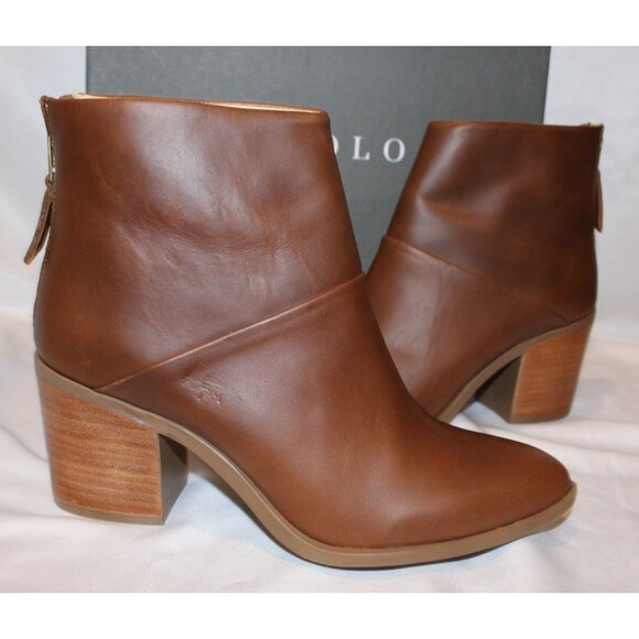 Nisolo Women's Dari Leather Commuter Boots BROWN Size‎ 9.5 NIB $250 RARE COLOR - Picture 4 of 6